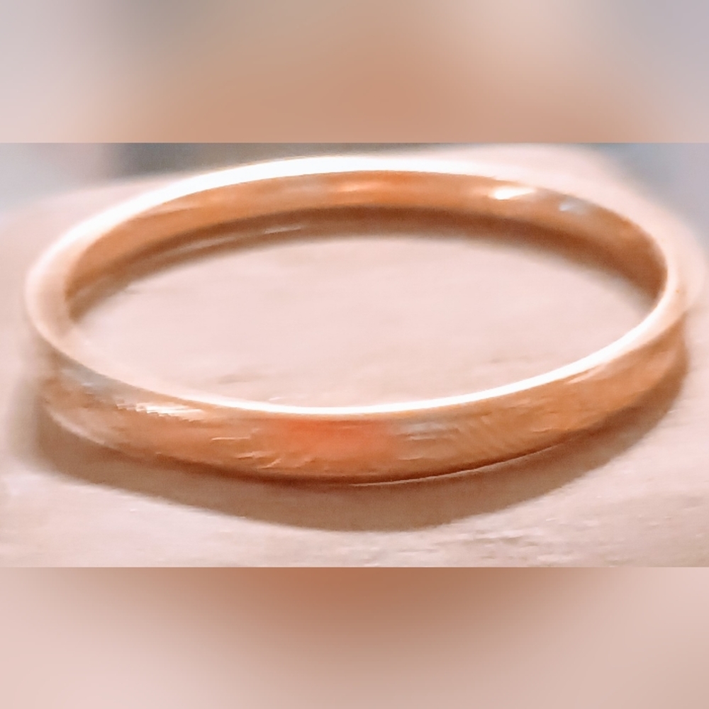 14 KT Gold Filled Engraved baby bangle  2 inch bracelet.